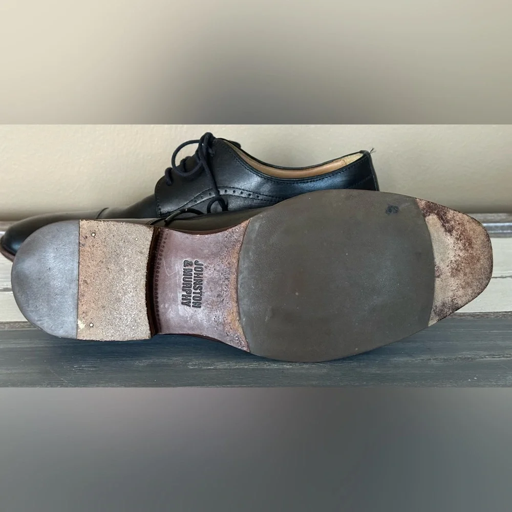 Johnston & Murphy Men's McClain Cap Toe Oxford dress shoe -‎ Size 9.5